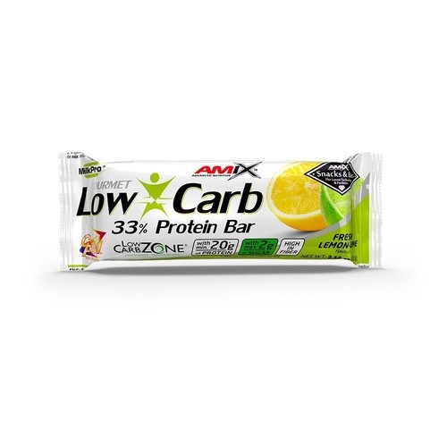 Amix Low-Carb 33% Protein Bar - 60g - Lemon-Lime