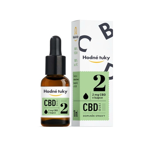 Hodné tuky 2 CBD olej - 10ml